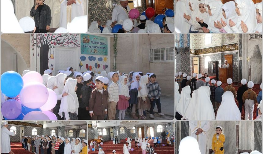 Cizre’de minikler cami ile buluştu