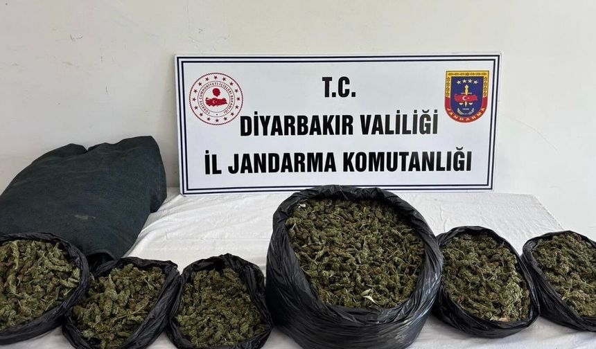 Diyarbakır'da 129 kilogram uyuşturucu madde ele geçirildi