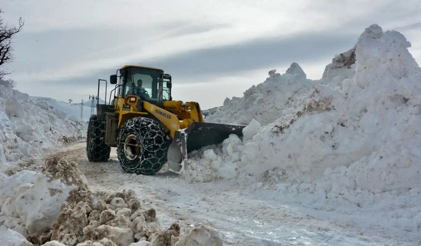 Doğu Anadolu’da 198 yerleşim yerine ulaşım sağlanamıyor