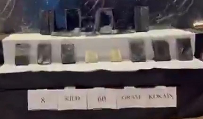 Kapıkule’de 8 kilo kokain ele geçirildi