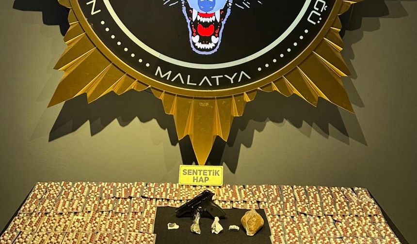 Malatya'da torbacı operasyonu: 5 gözaltı