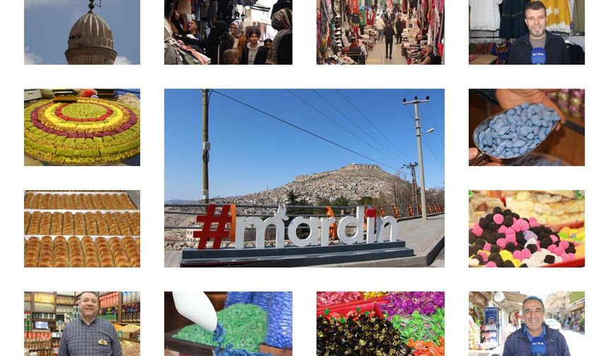 Mardin'de tatlı bayram telaşı esnafın yüzünü güldürüyor
