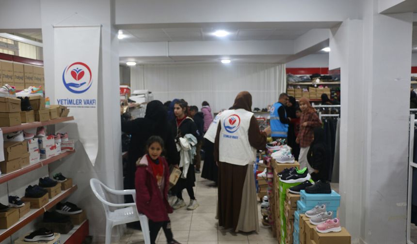 Şanlıurfa’da yetim ve ihtiyaç sahibi çocuklara bayramlık giyim yardımı