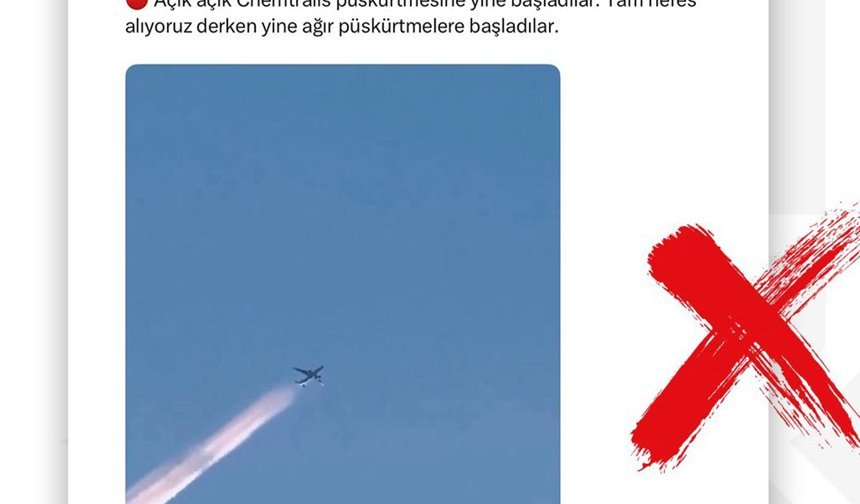 DMM: 'Uçaklarla kimyasal püskürtme yapıldığı' iddiaları asılsızdır