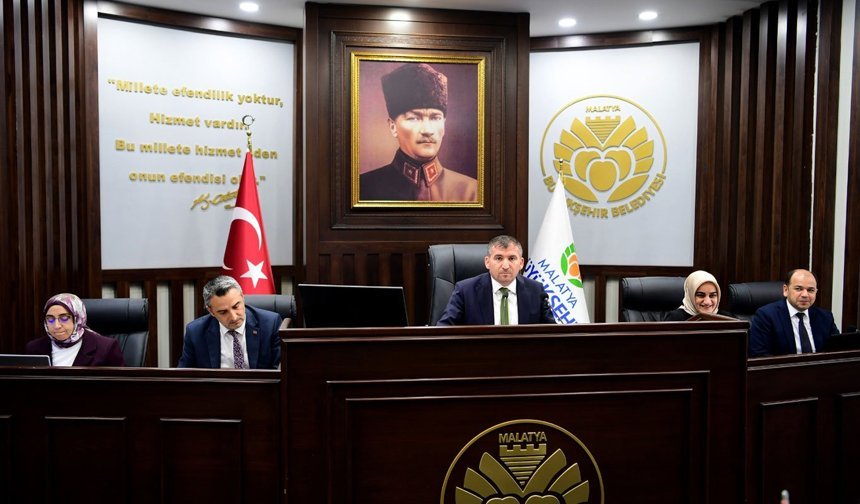 Malatya Büyükşehir Belediyesi nisan ayı meclis toplantısı yapıldı