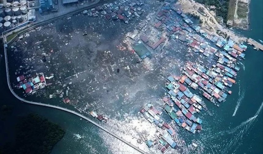 Malezya'da çıkan yangında bin ev yanarak kullanılamaz hale geldi