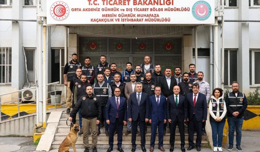 Mersin Limanı'nda 19 kilo 264 gram kokain ele geçirildi