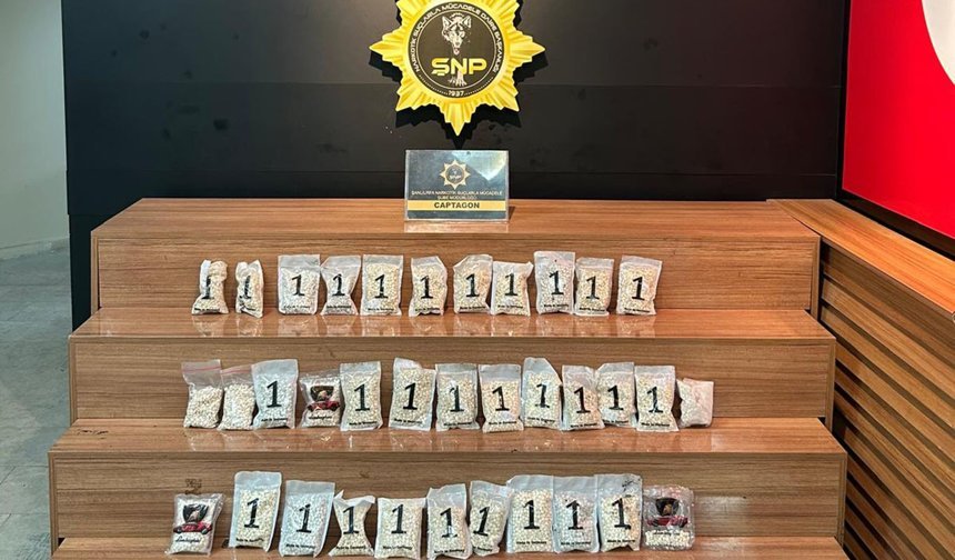 Şanlıurfa'da 34 bin adet uyuşturucu hap ele geçirildi