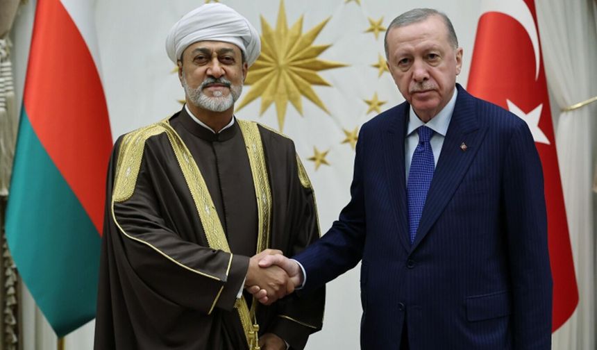 Cumhurbaşkanı Erdoğan, Umman Sultanı Heysem Bin Tarık ile görüştü