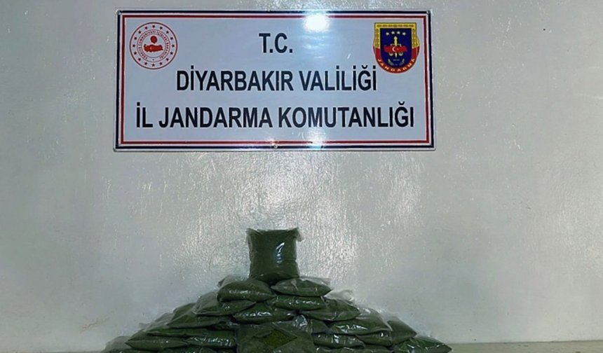 Diyarbakır'da 20 kilogram uyuşturucu ele geçirildi