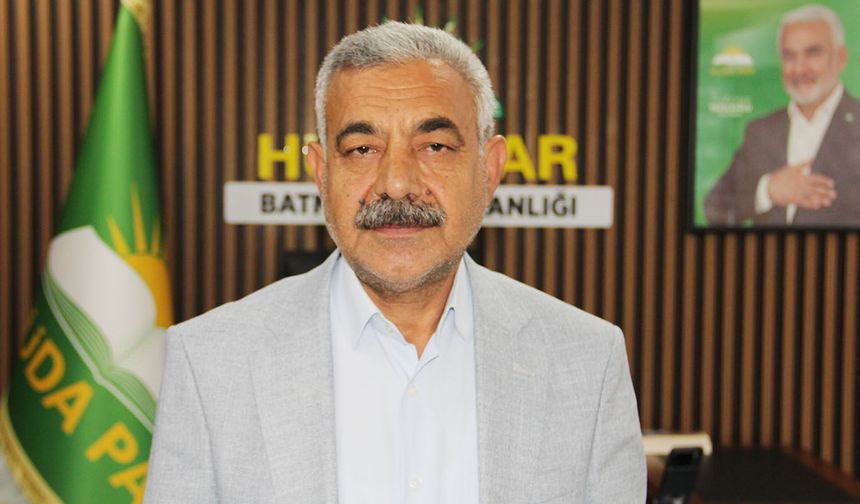 HÜDA PAR İl Başkanı Şahin: Bayramlarımızı bayram gibi yaşayalım
