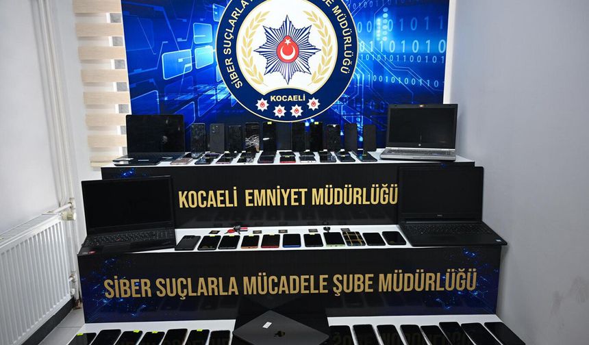 Kocaeli merkezli 29 ilde dolandırıcılık operasyonu: 76 şüpheli yakalandı