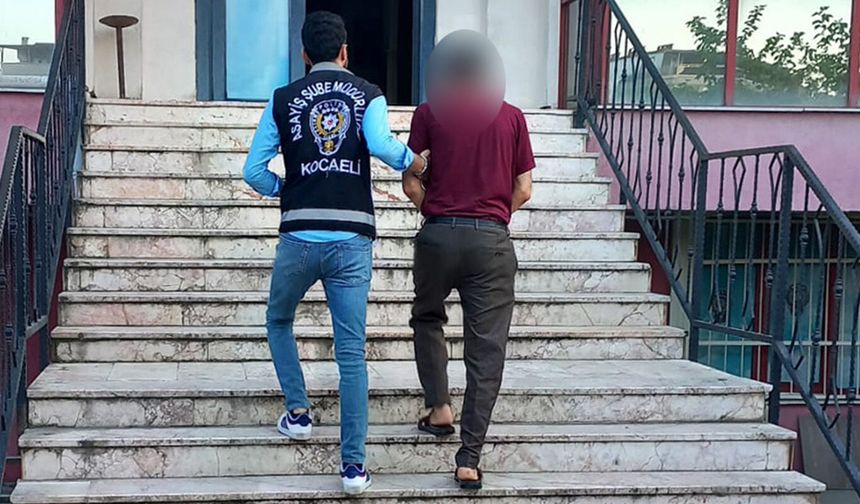 Kocaeli'de hakkında 4 yıl 7 ay hapis cezası bulunan hükümlü yakalandı