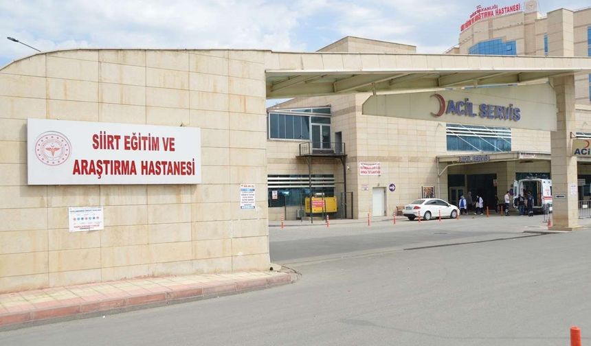 Siirt'te zehirlenme şüphesiyle 10 öğrenci hastaneye kaldırıldı