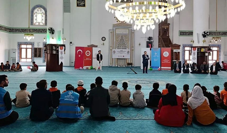 Şırnak'ta ÇEDES yıl sonu cami şenliği il finali yapıldı