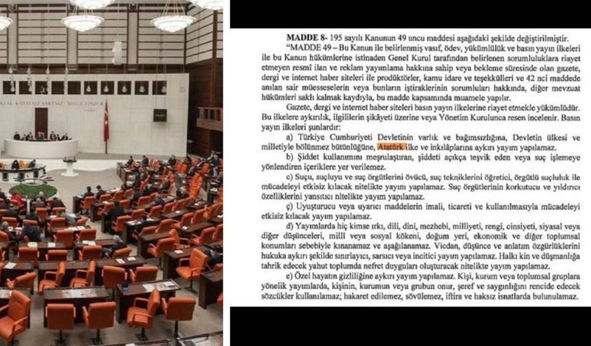 Torba yasadaki 'Atatürk ilke ve inkılapları' düzenlemesine Mil-Diyanet Sen'den tepki