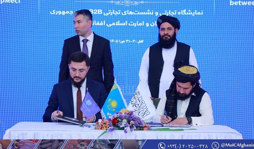 Afganistan ve Kazakistan'dan ekonomik anlaşmalar
