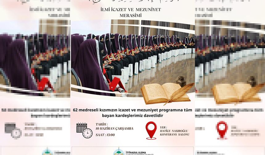 Batman'da 62 Hafize ve medrese talebesi mezuniyet sevinci yaşayacak