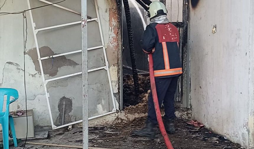 Mardin'de ev yangınında 7 yaşındaki kız çocuğu hayatını kaybetti
