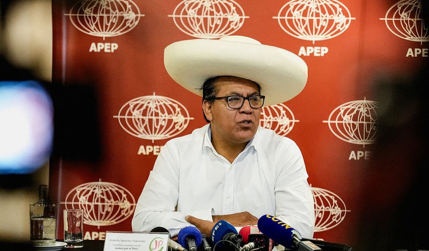 Peru'da devlet başkanlığı seçiminin 2. turunda Sanchez öne geçti