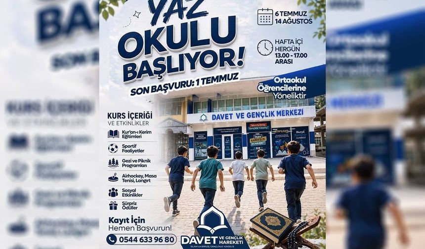 Şanlıurfa'da ortaokul öğrencilerine yönelik yaz okulu için kayıtlar başladı