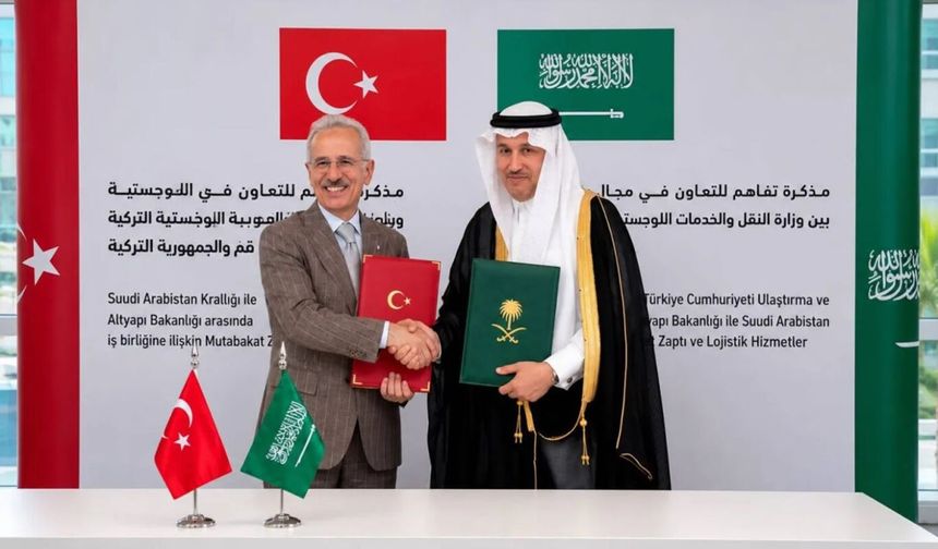 Türkiye ile Suudi Arabistan arasında demiryolu ve lojistik alanlarında iki anlaşma