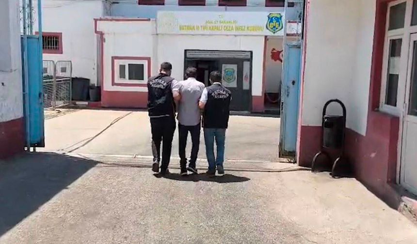 Batman'da kesinleşmiş hapis cezası bulunan hükümlü yakalandı