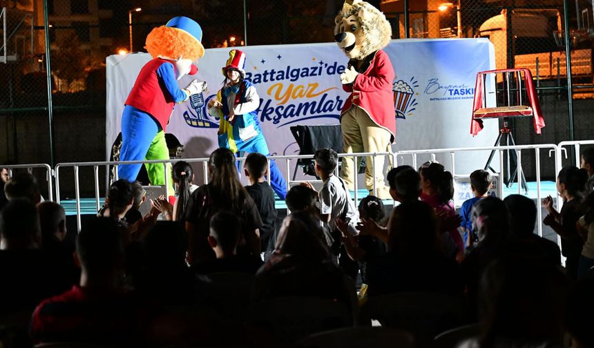 Battalgazi'de yaz etkinlikleri yoğun ilgi gördü