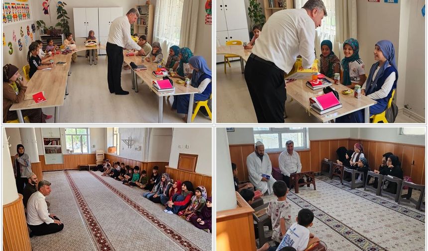 Belediye Başkanı Özhan, çocuklara eğitimin ve okumanın önemini anlattı