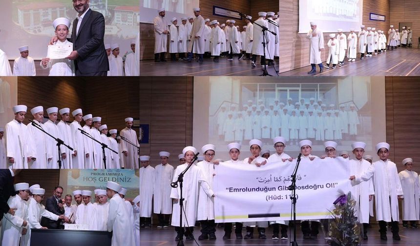 Bursa'da 34 hafız öğrenci için icazet programı düzenlendi