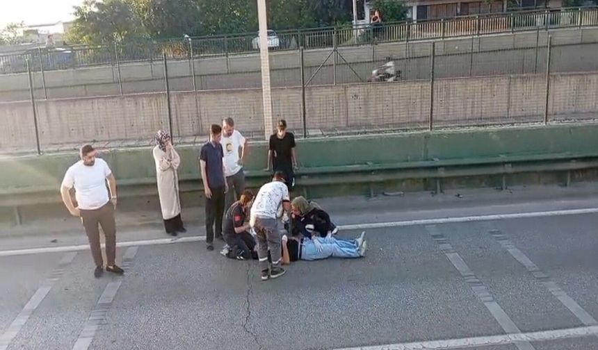 Bursa'da taksi ile motosiklet çarpıştı: Bir yaralı