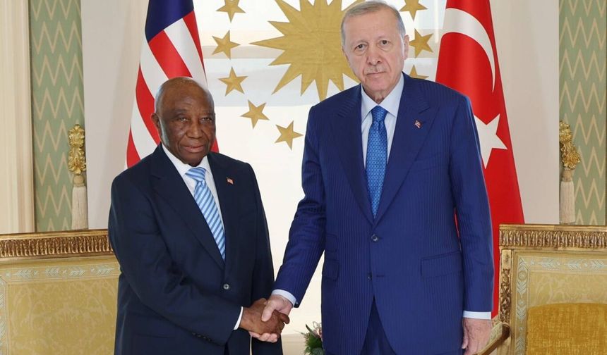 Cumhurbaşkanı Erdoğan, Liberya Cumhurbaşkanı Boakai ile görüştü