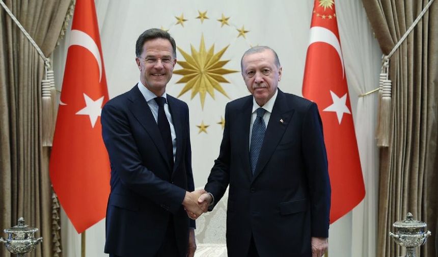 Cumhurbaşkanı Erdoğan, NATO Genel Sekreteri Rutte'yi kabul etti