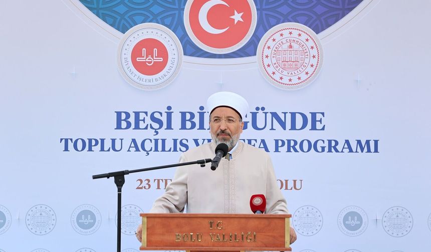 Diyanet İşleri Başkanı Arpaguş: Biz bir vakıf medeniyetiyiz