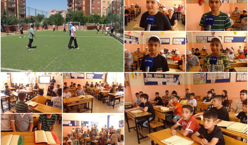 Gaziantep Peygamber Sevdalılarının yaz okulu çocukların neşesi oldu