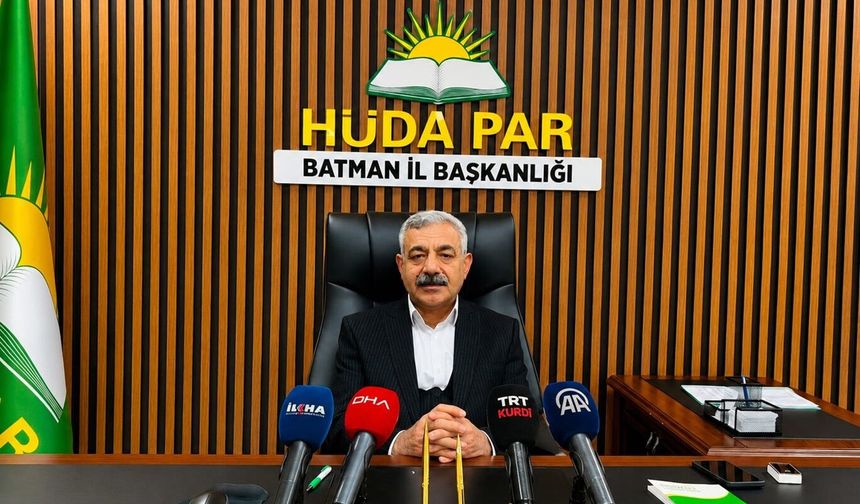 HÜDA PAR Batman İl Başkanı Şahin: 15 Temmuz ruhu yaşatılmalı
