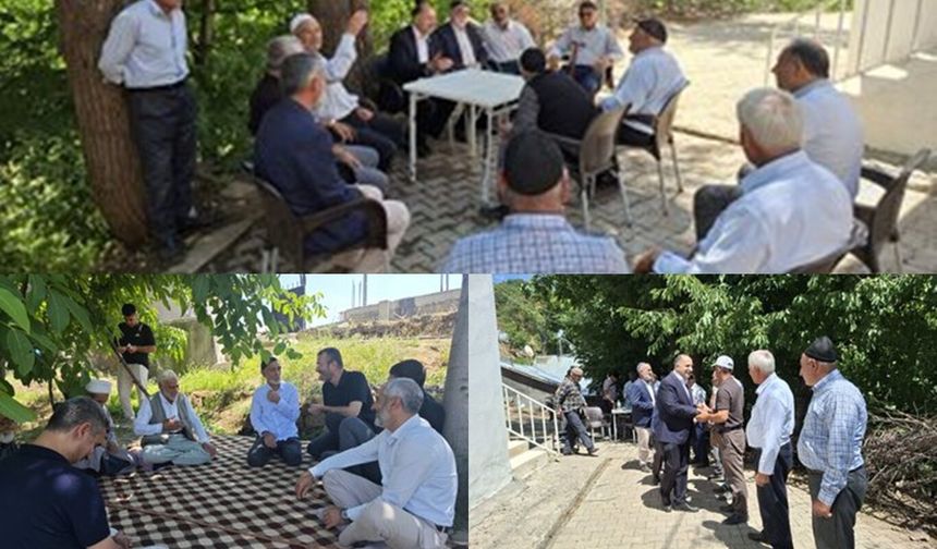 HÜDA PAR Bingöl İl Başkanlığından Çiçekdere köyüne ziyaret