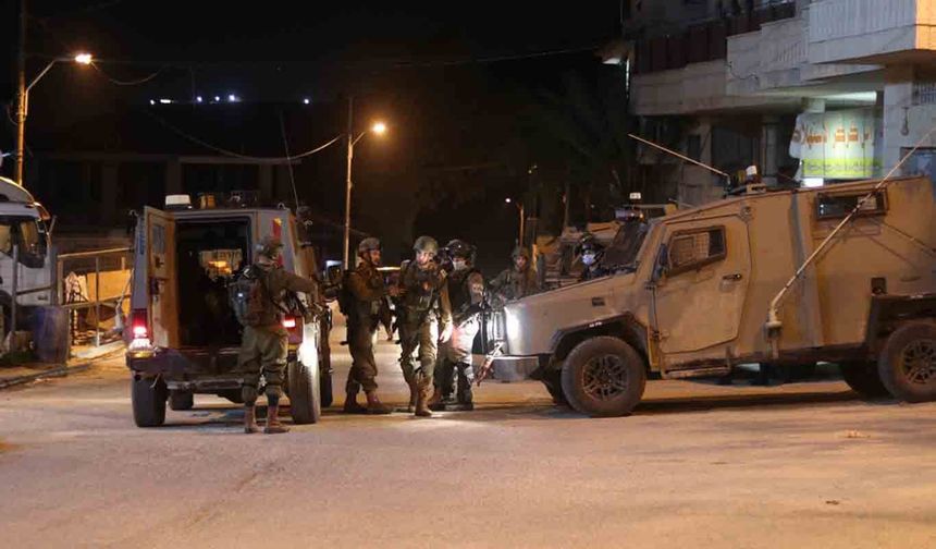 İşgalciler Batı Şeria'da baskınlarını sürdürdü: Çok sayıda Filistinli alıkonuldu