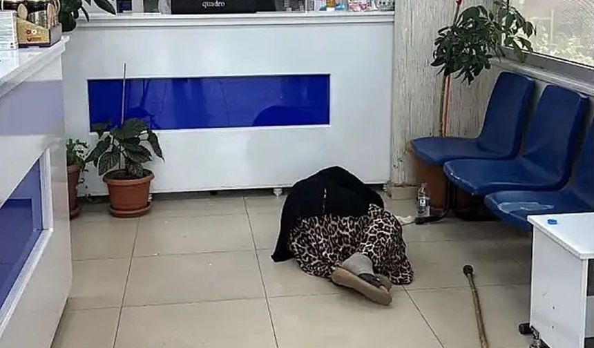 Kavurucu sıcaklar etkisini artırdı: İlaç almaya gelen yaşlı kadın eczanede uyuyakaldı