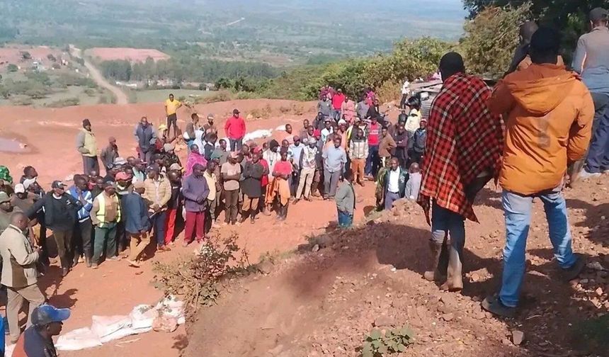 Kenya'da altın madeninde çökme: 5 ölü