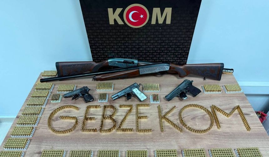 Kocaeli'de silah kaçakçılığı operasyonu: Bir gözaltı