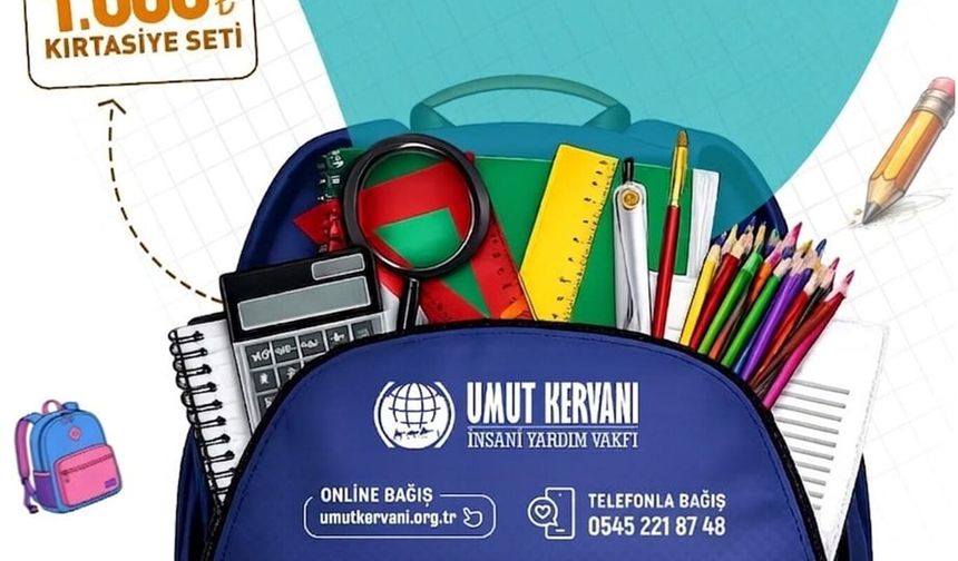 Bingöl Umut Kervanından kırtasiye yardımı çağrısı