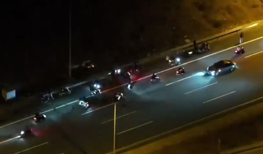 Eyüpsultan'da drone destekli trafik denetimi: 61 sürücünün ehliyetine el konuldu