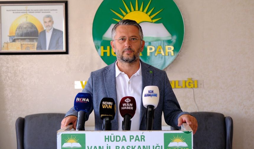 HÜDA PAR Van İl Başkanı Sayğın'dan kongreye davet