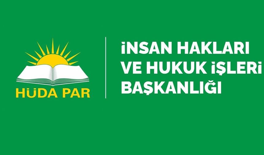 HÜDA PAR'dan gündemdeki operasyonlara ilişkin açıklama: İslami STK'lar zan altında bırakılmamalı