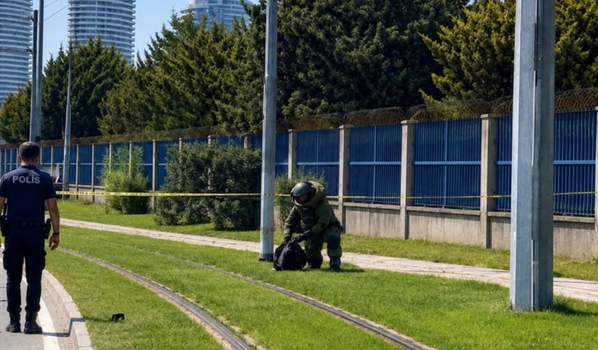 İzmir'de sahipsiz motosiklet çantası paniğe neden oldu