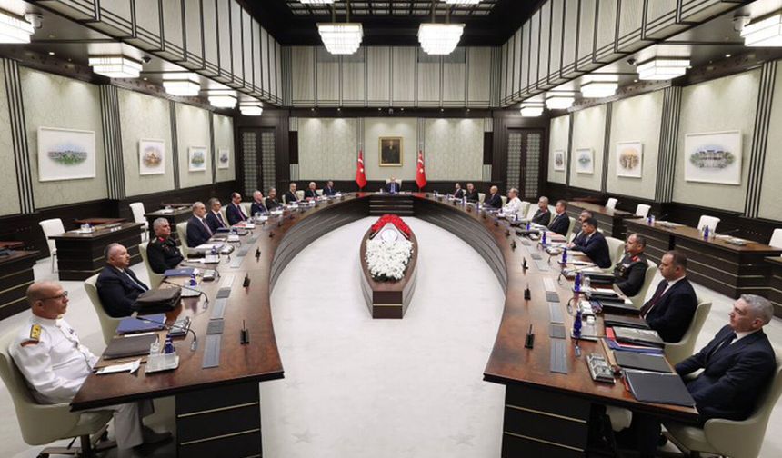 Millî Güvenlik Kurulu Cumhurbaşkanı Erdoğan başkanlığında toplandı