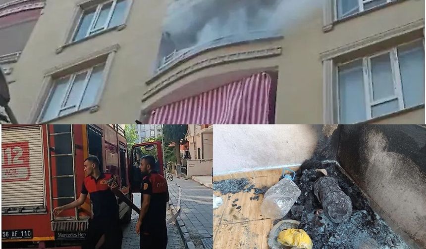 Siirt'te 5. kattaki dairenin balkonunda piknik tüpü patladı