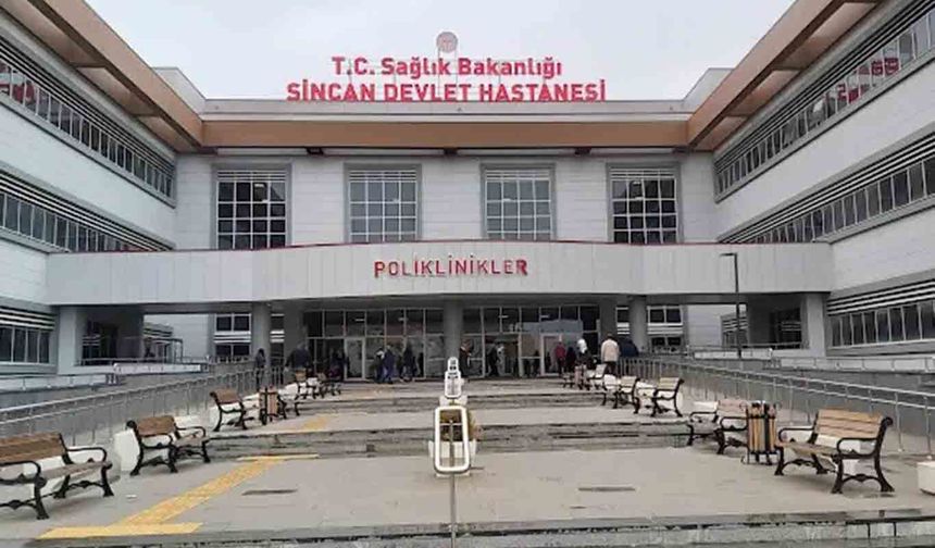 Sincan'da kimyasal alarmı: Hastanenin acil servisi boşaltıldı