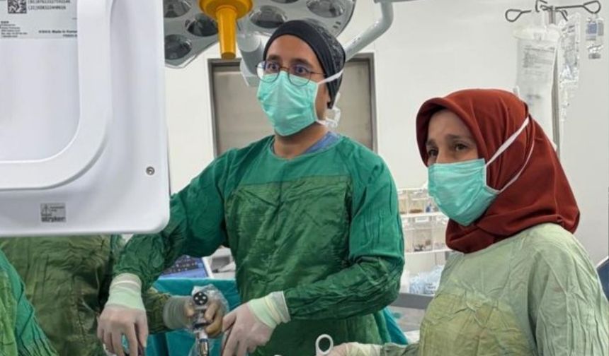 Yozgat'ta 63 yaşındaki prostat kanseri hastası kapalı yöntemle ameliyat edildi